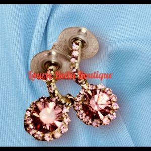 Crystal Pink Earrings